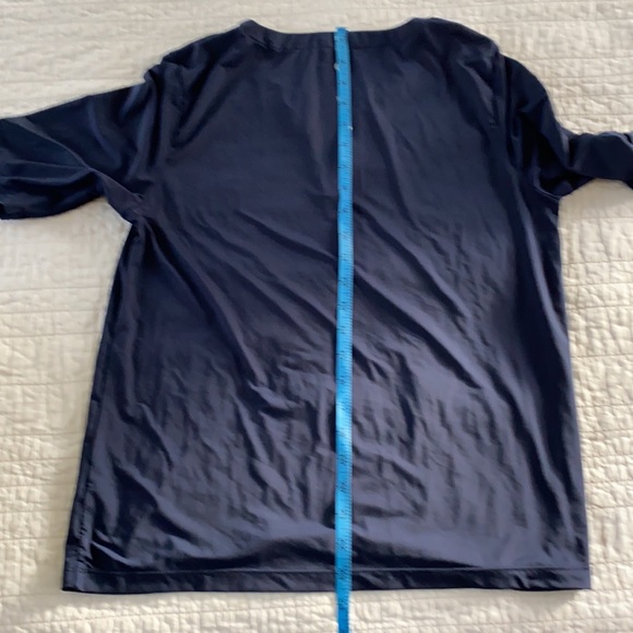 Garnet Hill swimshirt coverup M navy - Picture 7 of 10